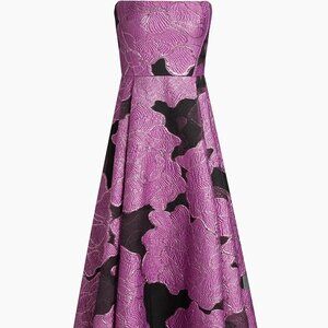 ML Fuscia/Black Cocktail Dress